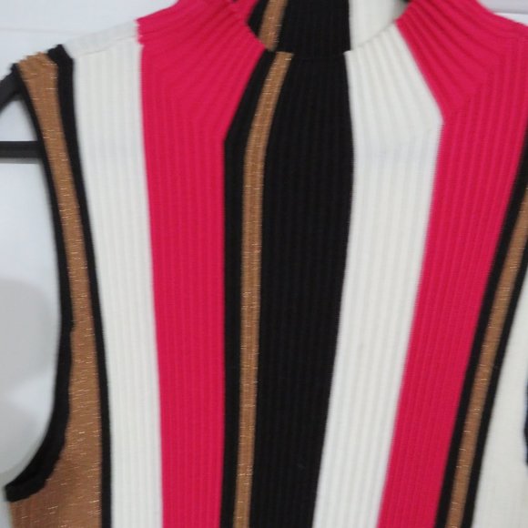 INC International Concepts XL Retro style knit top - Picture 2 of 8